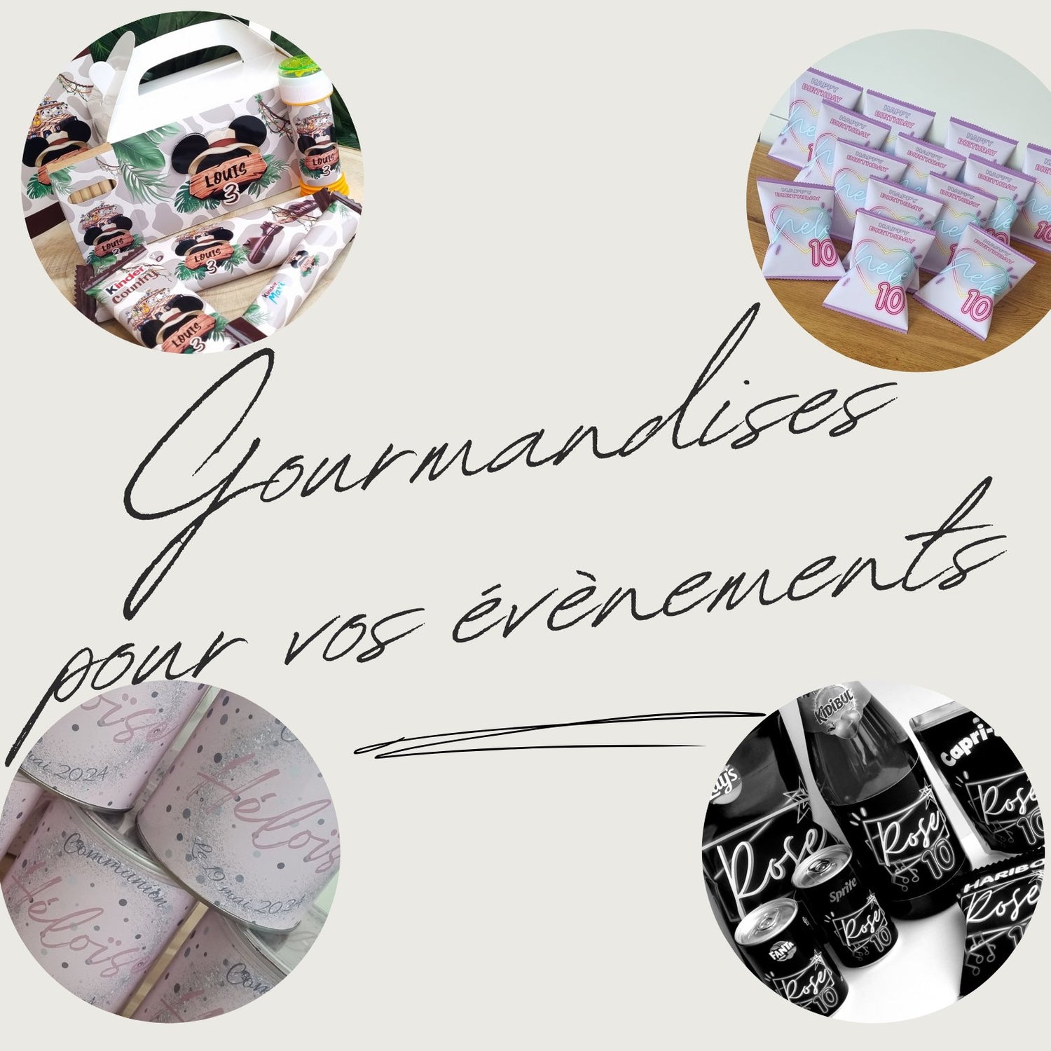 Gourmandises pour vos évènements